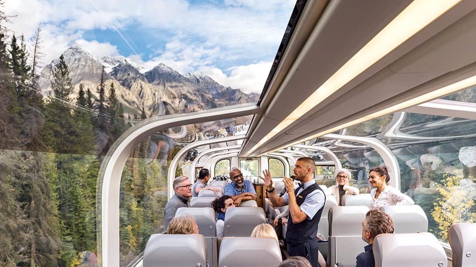 Tropical Sky holiday destinations: on-board the Rocky Mountaineer train with GoldLeaf Service